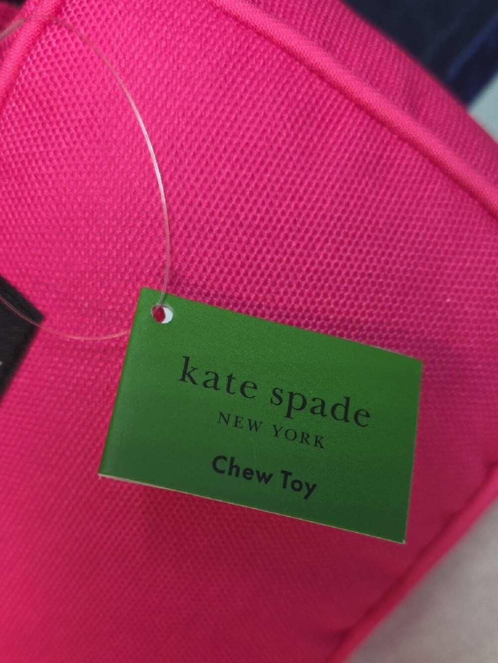 kate spade Hot Pink Bag Squeaker Chew Toy - Picture 2 of 4
